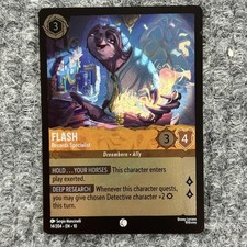Disney Lorcana WitW Flash Records Specialist 14/204 Rare Foil NM