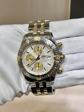 Breitling Chronomat Evolution B13356 Two Tone Stainless Steel & 18K Yellow Gold