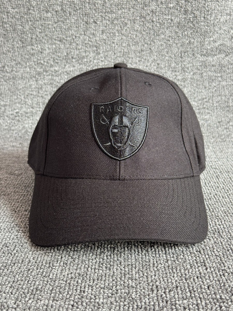 '47 Brand Raiders Baseball Cap Strapback Black OSFA NFL Hat