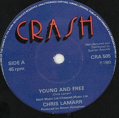 Chris Lamarr - Young  Free - Used Vinyl Record 7 - G8100z