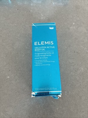 Elemis CELLUTOX ACTIVE BODY OIL 3.3oz Full Sz | New W/ Distressed Box