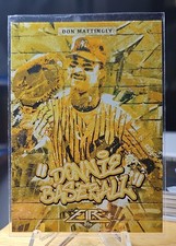 2017 Topps Fire - Monikers Don Mattingly #M-39 Gold Minted