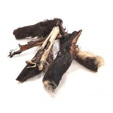 Rinderkopfhaut mit Fell, ca. 30 cm, getrocknet, kann Wurmbefall reduzieren