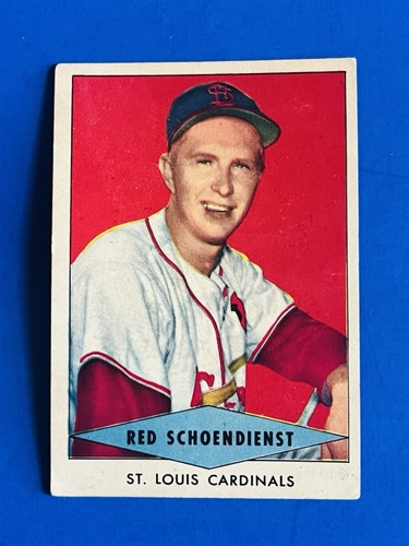 Carte De Baseball Gil McDougald 1954 - Red Heart Big League Dog Food - Occasion