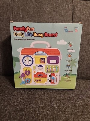 Innosky Montessori  Family Fun Daily Life Busy Board Over 15 Functions Ages 1+