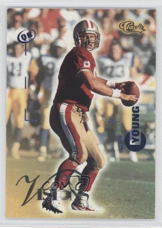 1996 Classic Visions Steve Young #44 HOF 1p1