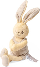 Peluche Neonato Morbido Velour Coniglietto, Gioco Interattivo Con Tintinnio Sens