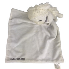 Carters White Lamb Sweet Dreams Baby Sheep Plush Security Blanket 2017 9x9" FLAW