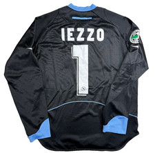 maglia calcio vintage portiere NAPOLI Diadora Serie B 2006 2007 LETE L IEZZO #1