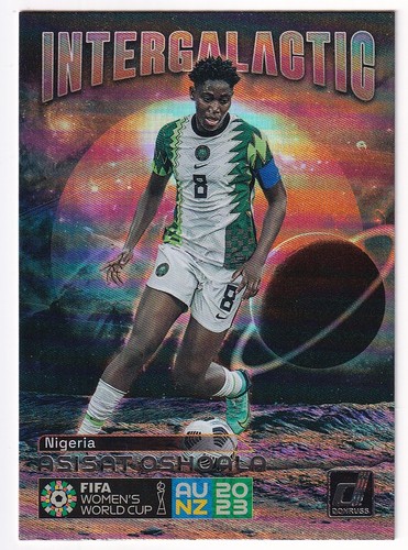 2023 Donruss FIFA Women’s World Cup Intergalactic #12 Asisat Oshoala SSP