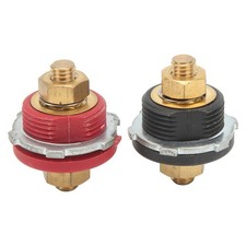 Thru Panel Battery Terminal Connector 250A Positive Negative Stud Post for Ca...
