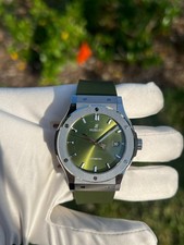 Hublot Classic Fusion 42mm Green Dial Reference 542.NX.8970.LR