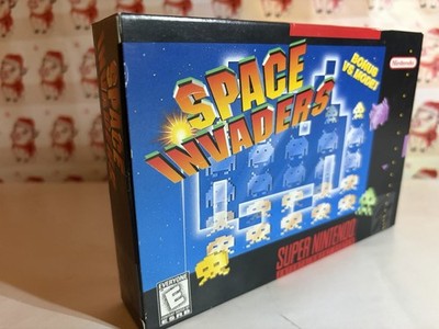 Space Invaders (Super Nintendo SNES, 1997) Complete