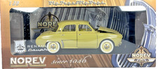 Norev 185164 Scale 1/18 Renault Dauphine 1958 Die-cast Models Car Yellow Boxed.