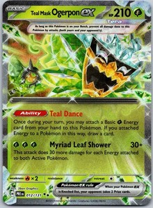 Teal Mask Ogerpon ex 012/131 Prismatic Evolutions Holo Double Rare