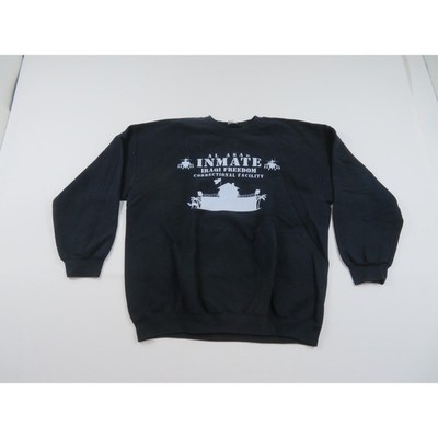 Iraqi Freedom Sweatshirt, Correctional Facility Psychotic Ward Prison, Sz 2XL