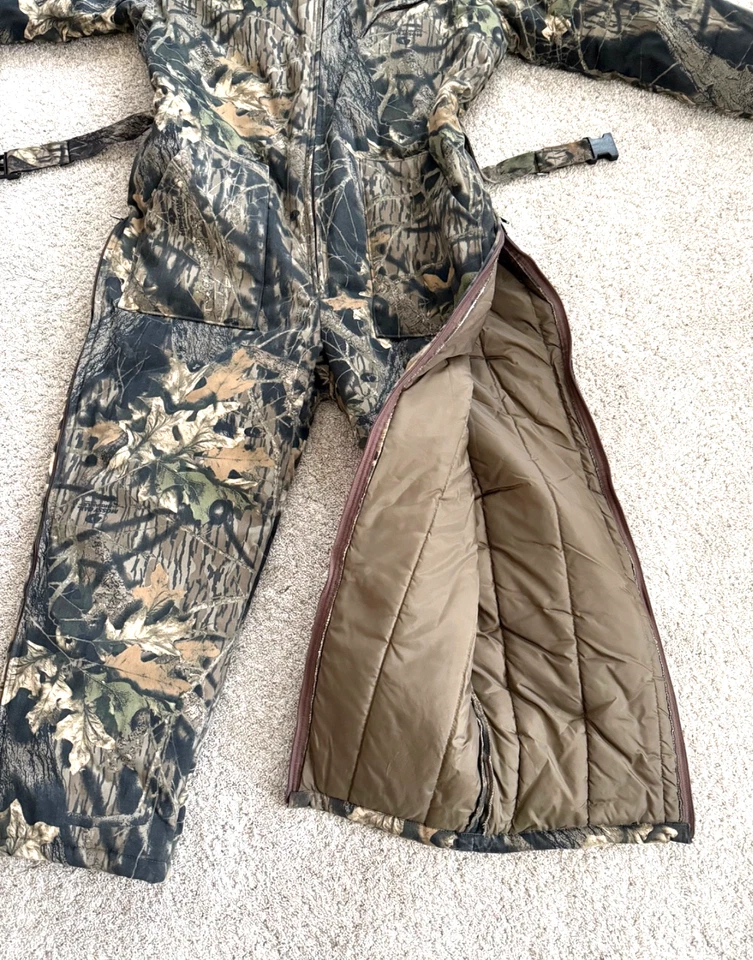 VGC Mens Trophy Club Mossy Oak Camo Insulated Coveralls, Large - Image 2 of 4