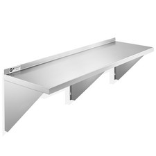 OPEN BOX - 18" x 60" Stainless Steel Shelf, NSF Commercial Restaurant Kitchen
