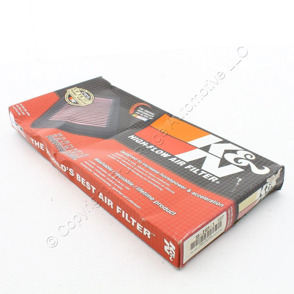 Filtro de ar do motor K&N 33-21211 para 1995-02 Grand Am 1997-06 Malibu 1999-04 Alero - Imagem 2 de 2
