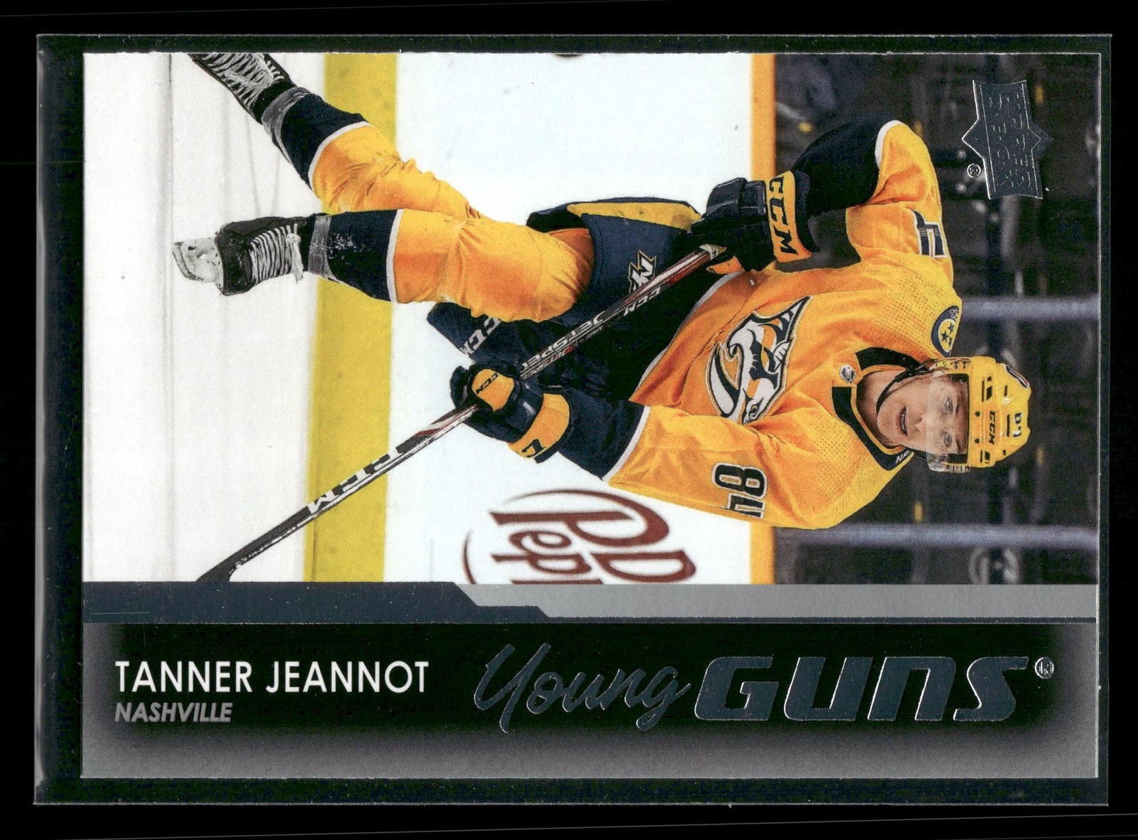 Tanner Jeannot Young Guns Rookie RC 2021-22 Upper Deck #222 Card TCCCX