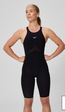 Speedo LZR pure valor 2.0 tech suit BLACK/ SIZE 24/OPENBACK Fast Compression