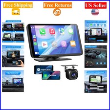 7'' Wireless Carplay  Android Auto Touch Screen Car Stereo with Backup Camera