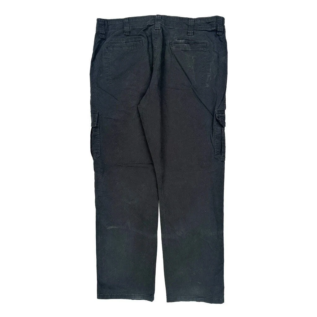 Wrangler Cargo Pants - 38W 32L Black Cotton