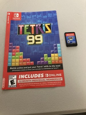 Nintendo 99 Tetris 99 Nintendo Switch Authentic Cartridge NO plastic Housing | eBay