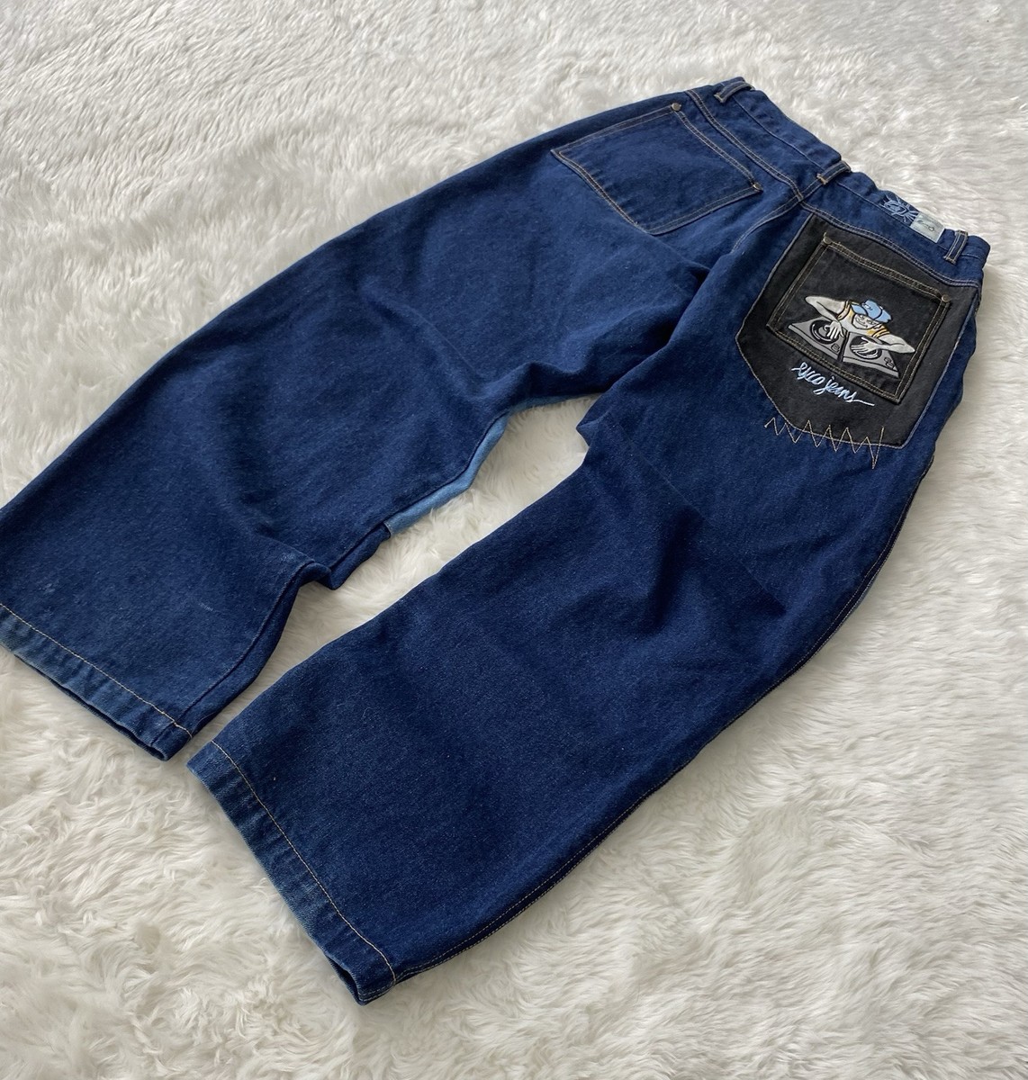Vintage 90s/Y2K Exco Jeans DJ Hip Hop JNCO Style Baggy Denim Jeans