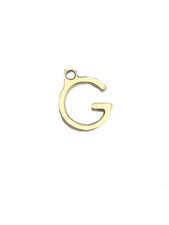 Max Mara Women's Gold Letter Alphabet G Pendant Charm NWT
