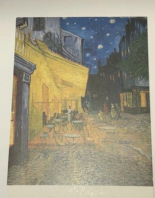 Vincent Van Gogh Postcard Outdoor Cafe Rijksmuseum Crisp Unposted