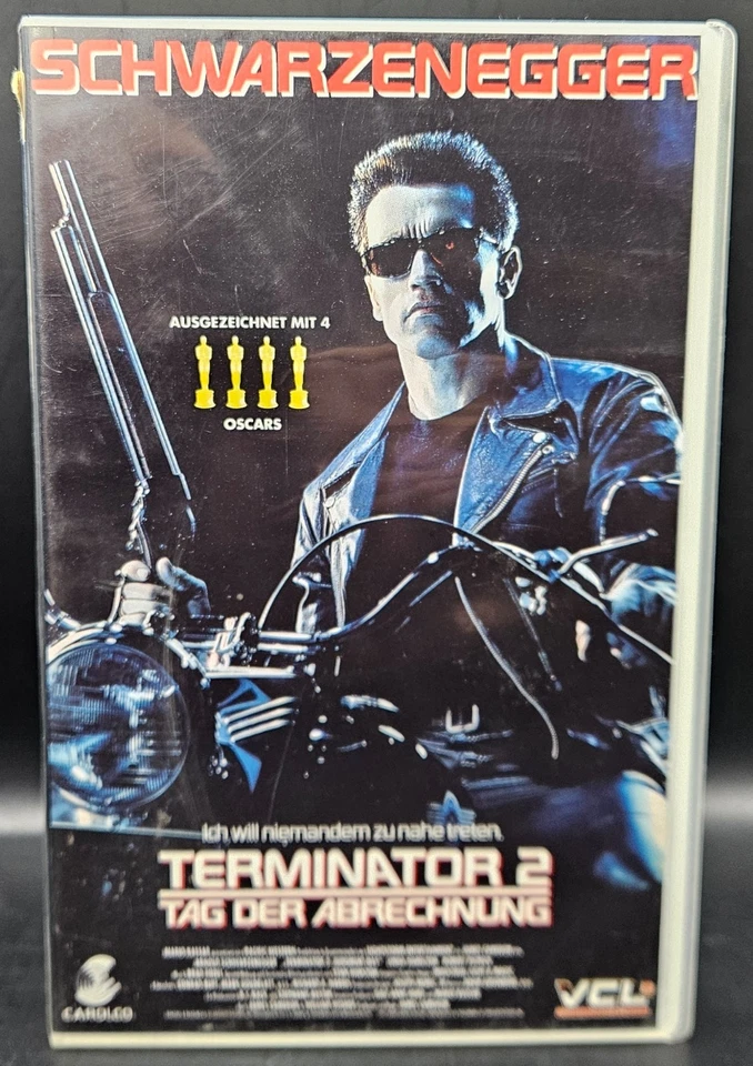 Terminator 2 Tag der Abrechnung m. Arnold Schwarzenegger VHS 1991 - Bild 4 von 4