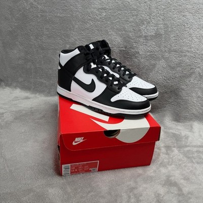 Size 10 - Nike Dunk Retro High Panda Black/White DD1399-105
