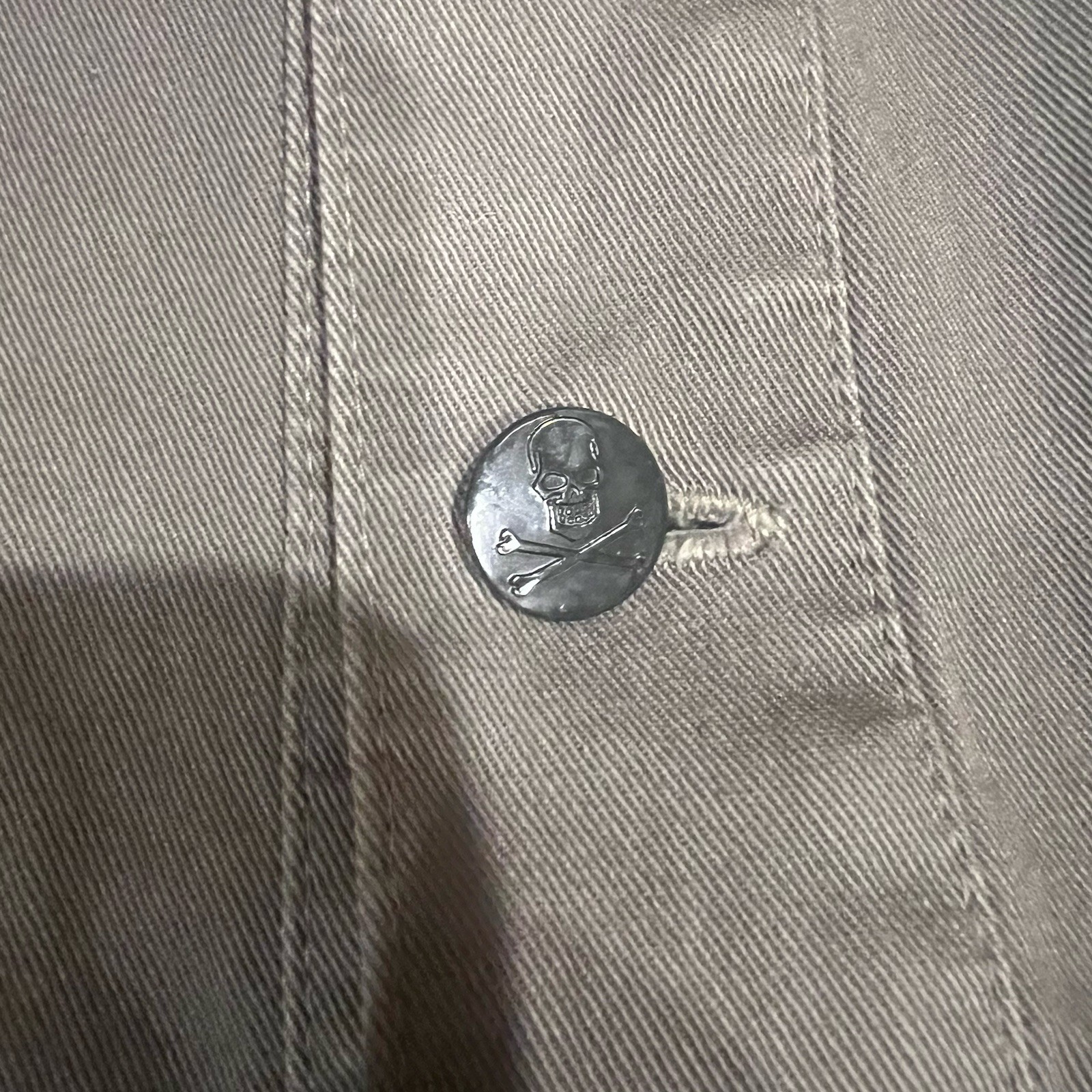 Commune Button Up Motorcycle Patch Jacket Medium … - image 4