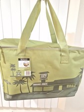  FREE SHIPPING Trader Joe's Large Insulated Reusable Tote Bag 8 Gallon Green