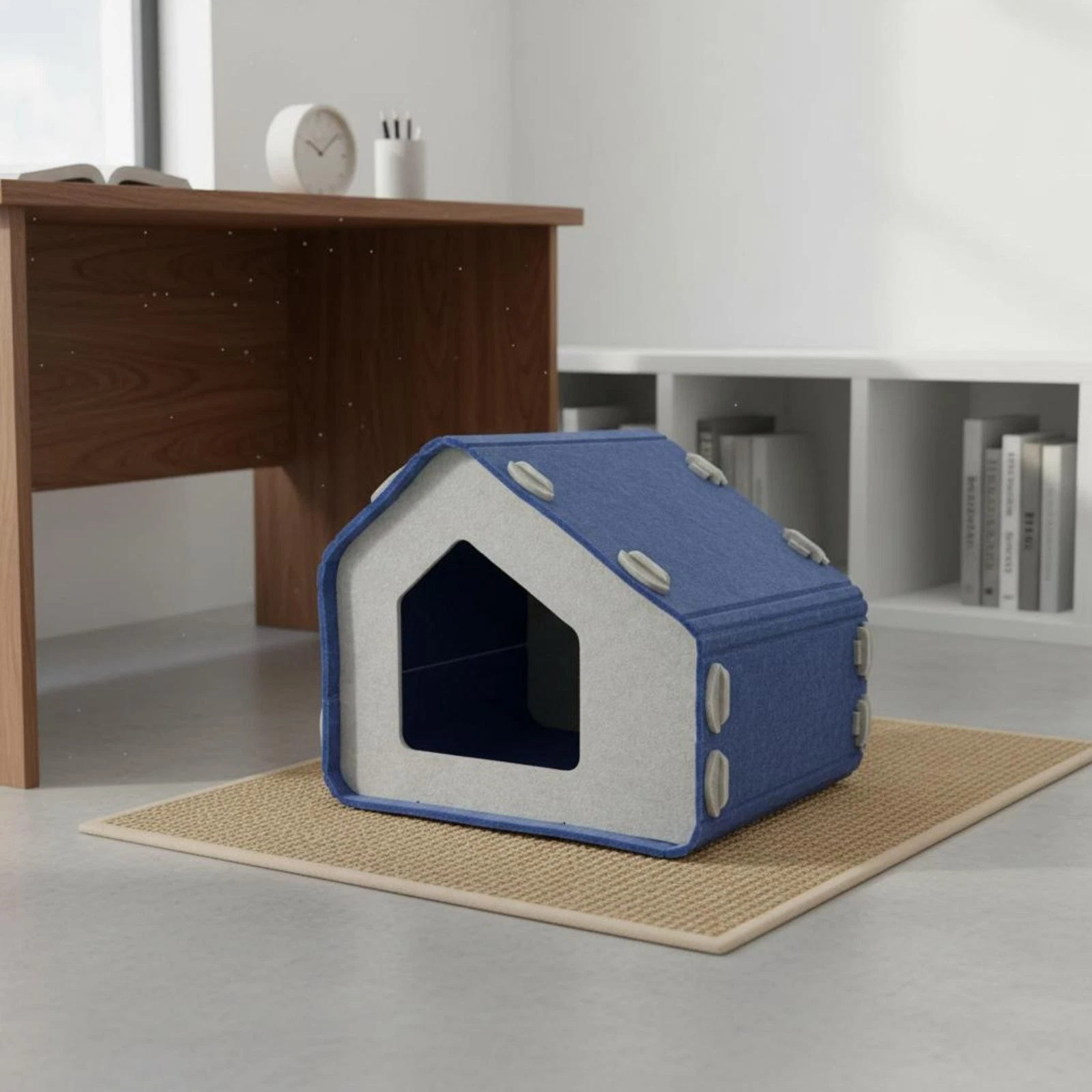 Felt Feline House Year-Round Pet Furniture Spacious
