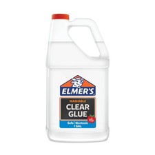 Liquid School Glue Clear Washable Smooth Adjustable for Making Slime 1 Gallon