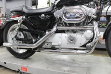 Wyatt Gatling Tapered Slip-On Muffler Set fits Harley Davidson