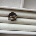 Vintage Buffalo Indian Head Nickel Ring Looks Handmade Band Marked Sterling VTG — photo 8