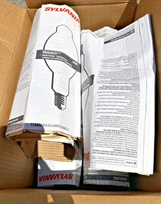 Case of 6 Sylvania 64036 M400/U/ED37 Metalarc 400W HID Lamps Mogul Base E39 400w