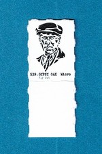 CUM POSEY Very Rare GUMBALL MACHINE Baseball Stamp Card WITH TAB INTACT #539