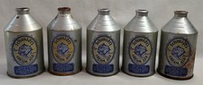Vintage Cone Top Beer Can Lot Schmidt's Cream Ale Tiger Brand Crowntainer