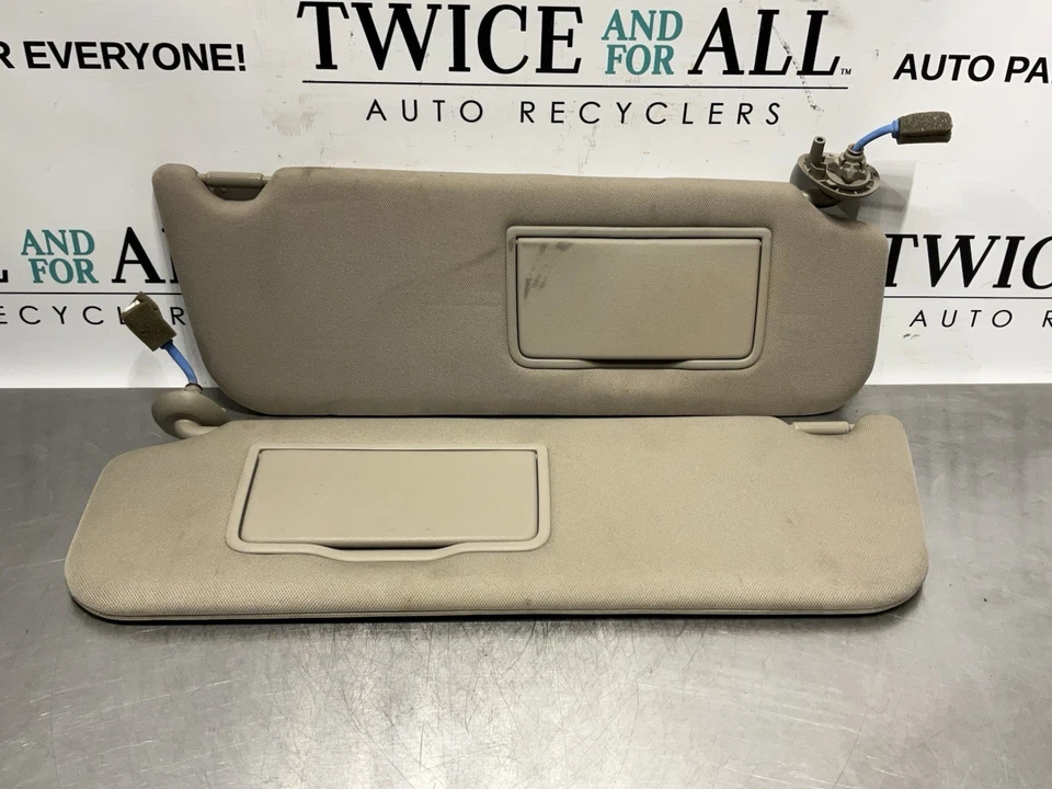 Honda Odyssey 2011-2017 beige tostado lado del conductor pasajero parasol parasol OEM Foto 4 de 4