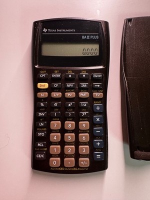 Texas Instruments BA II Plus Advanced Business Analyst Financial Calculator