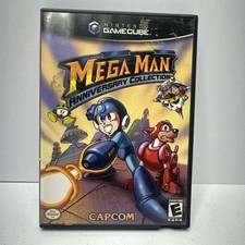 Mega Man Anniversary Collection Nintendo GameCube GC Complete CIB Black Label