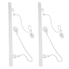  2 Pcs Poster Hanging Pole Frame Picture Kit Heavy Duty Hardware Hanger Hooks