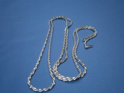 **************   elegante, überlange 925 Sterling Silber Kette   **************