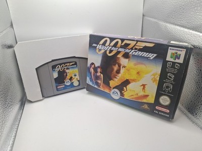 JAMES BOND 007 DIE WELT IST NICHT GENUG NINTENDO 64 PAL/EUR OVP CIB N64 USK 18