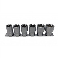 CTA Manufacturing 6 Piece 5 Pt Torx Plus Socket Set - 1/2 Inch Drive