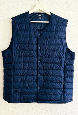 Uniqlo Ultra Light Down Herren Steppweste Blau L Daunen Cos Arket